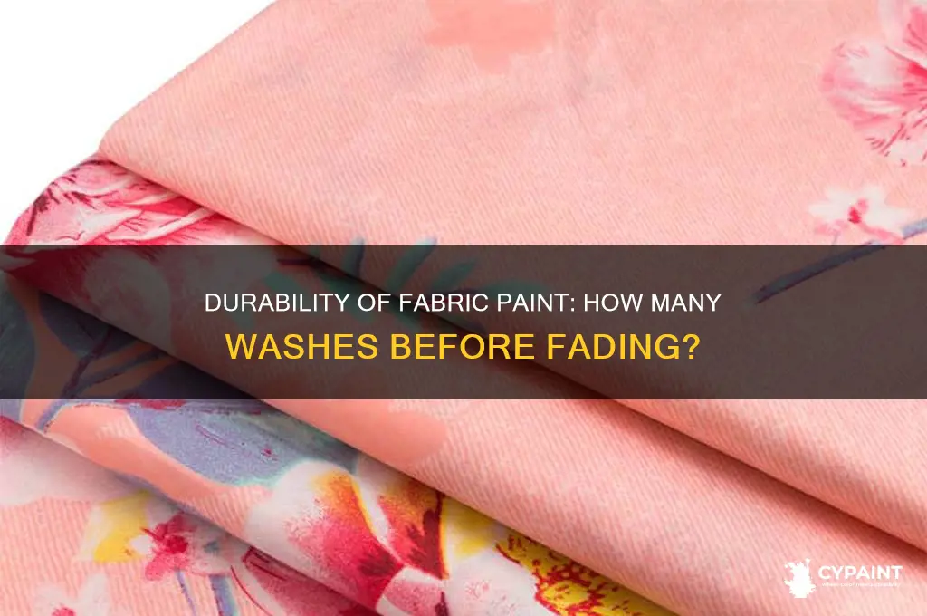 how many washes does fabric paint last
