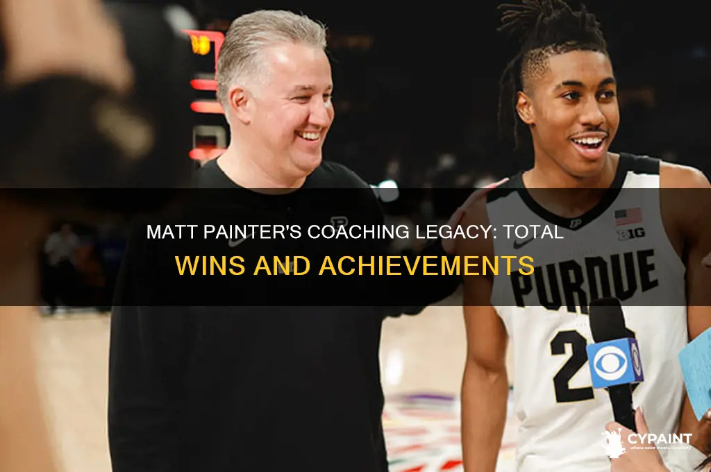 how many wins does matt painter have