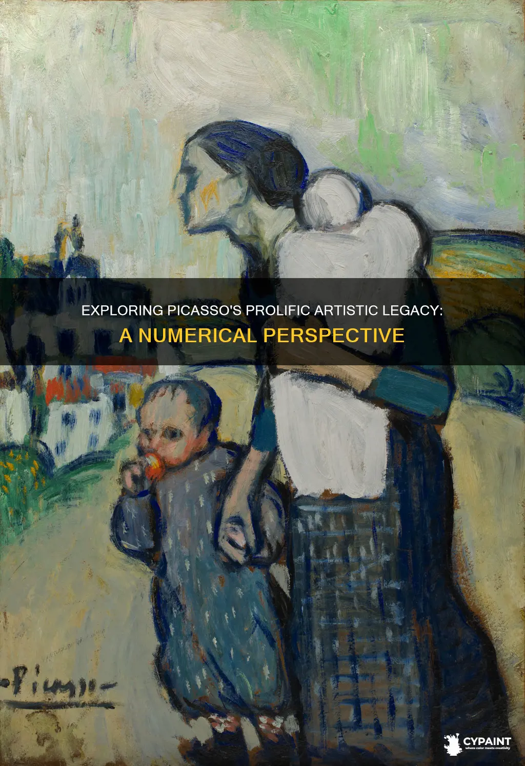 how many works did picasso paint in his lifetime
