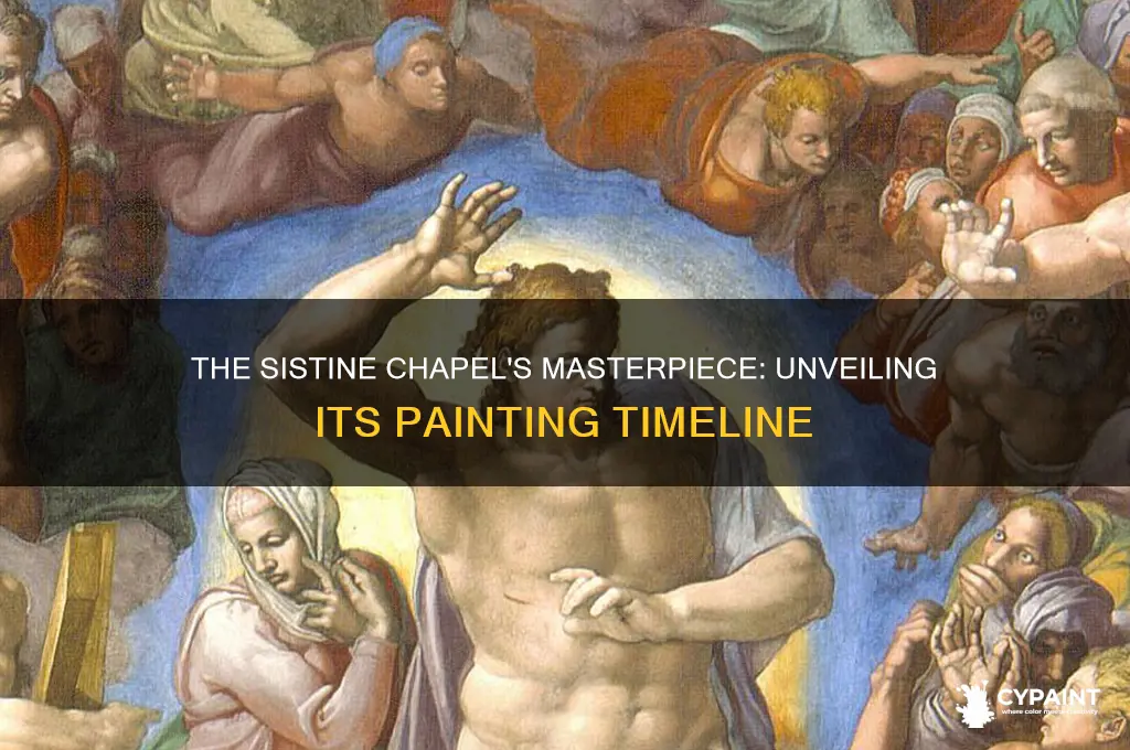 how many years did the sistine chapel take to paint
