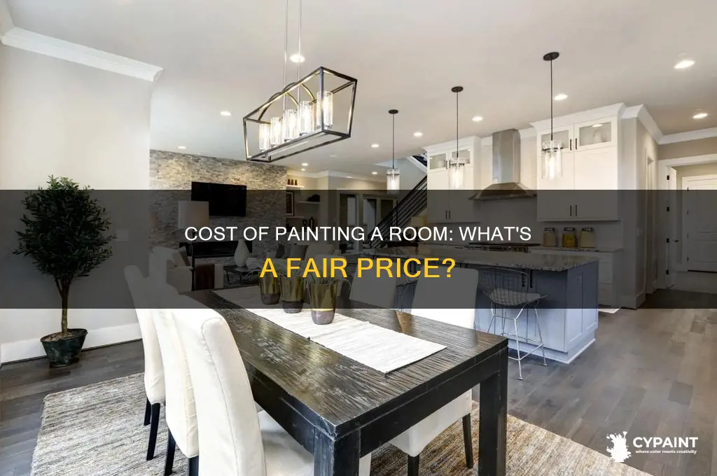 how mcuh should it cost to paint a room