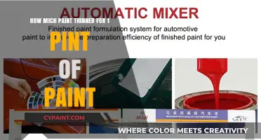 The Right Ratio: Paint Thinner to Paint