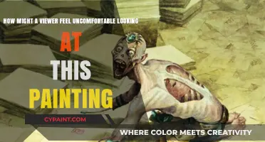 Unsettling Art: Exploring Discomfort in a Provocative Painting's Gaze