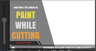Mastering Paint: Smoothly Navigate and Cut with Screen Movement Tips
