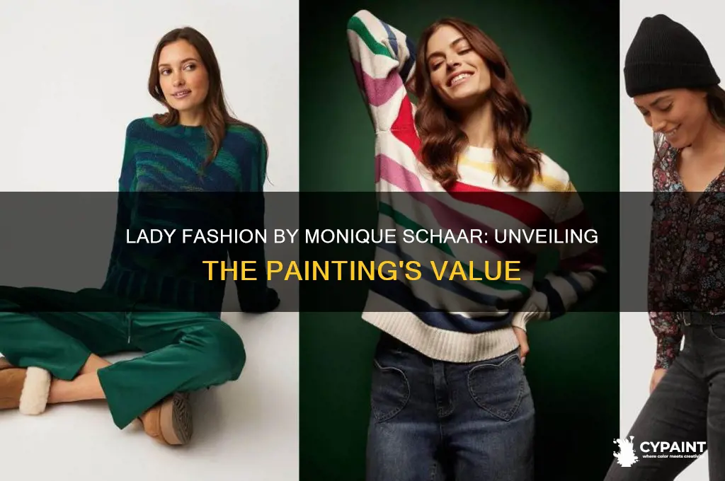 how muchis the painting lady fashion by monique schaar worth