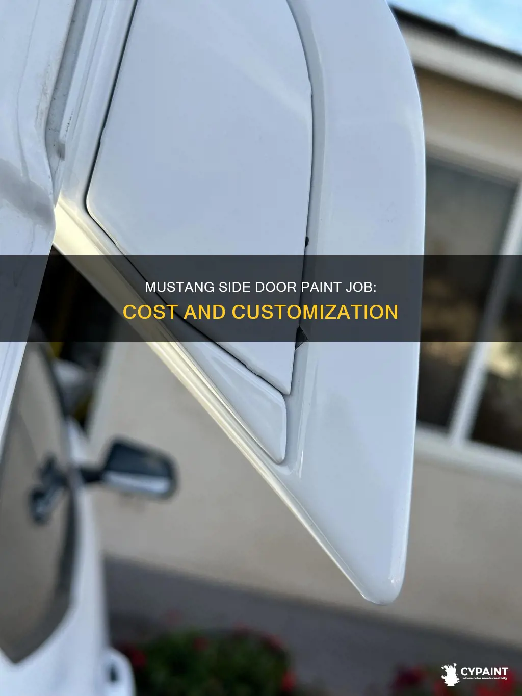 how musch is ford mustang side dor paint job