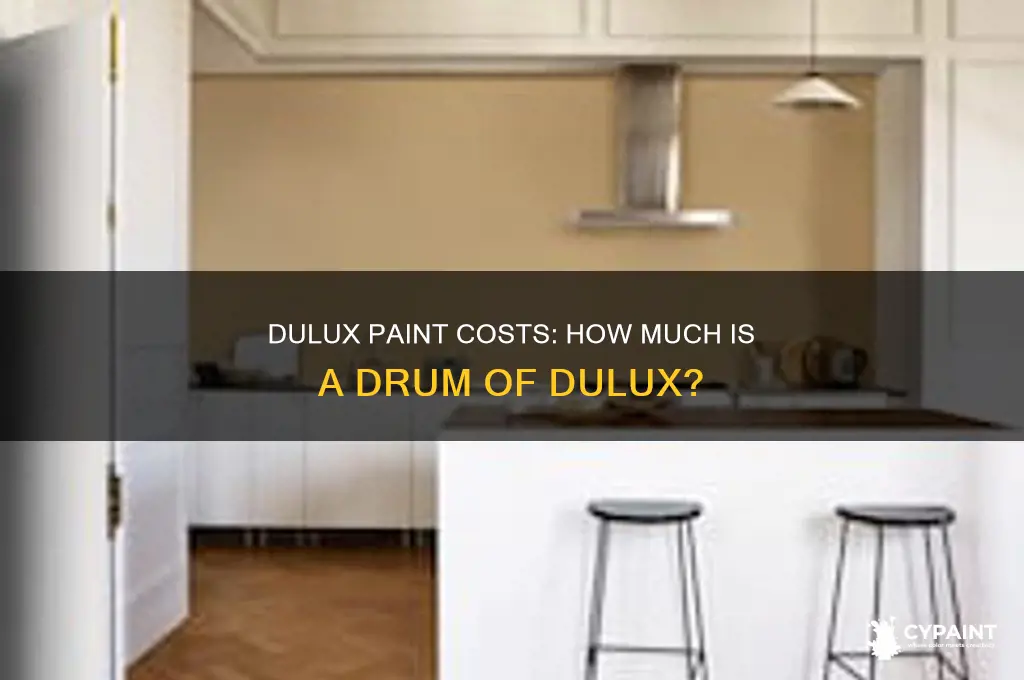 how mush is a droom of dulux paints