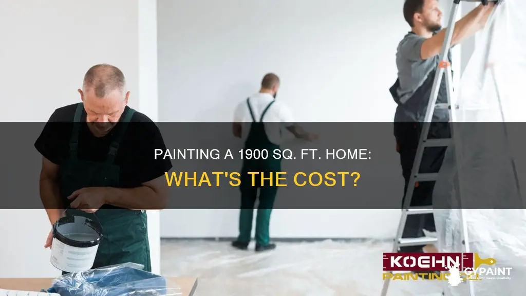 how muxh to paint a 1900 square ft home