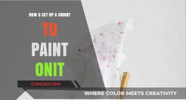 Setting Up Your Shirt for Painting