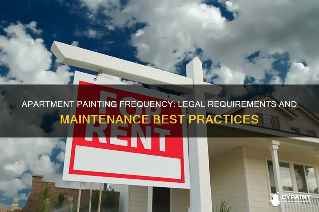 how often are apartments required to paint