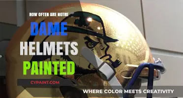 Notre Dame Helmets: Unveiling the Painting Frequency and Tradition
