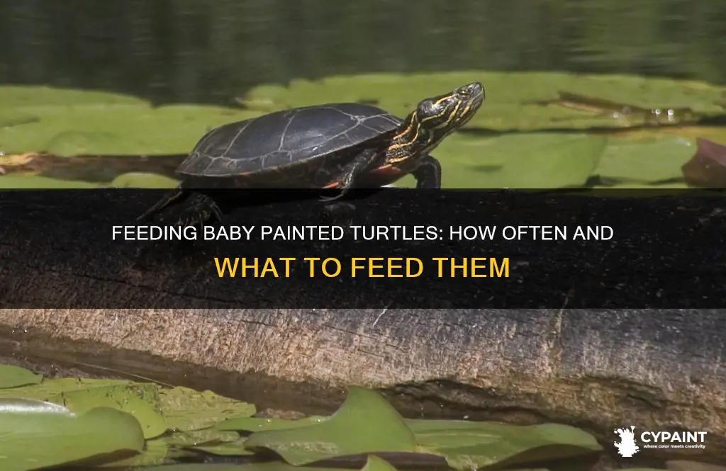 how often do i feed my baby painted turtle