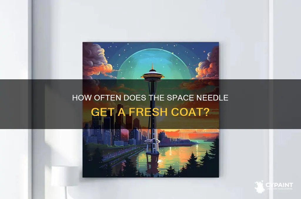 how often do they paint the space needle