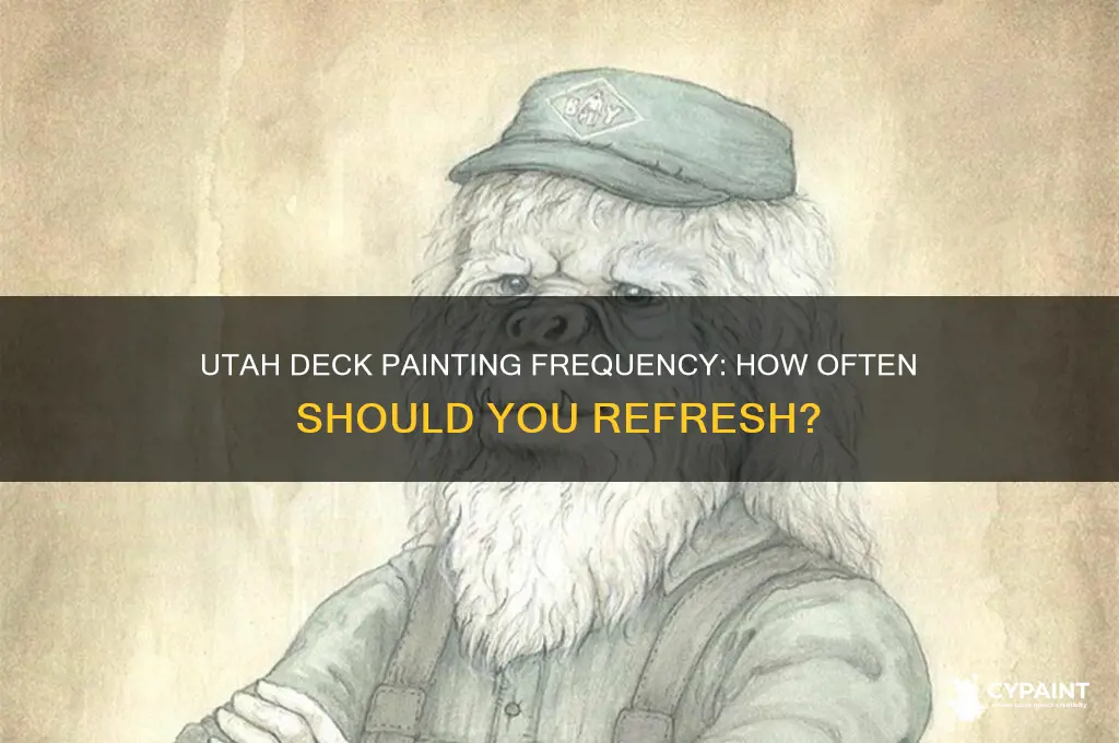 how often do you have ti paint deck in utah