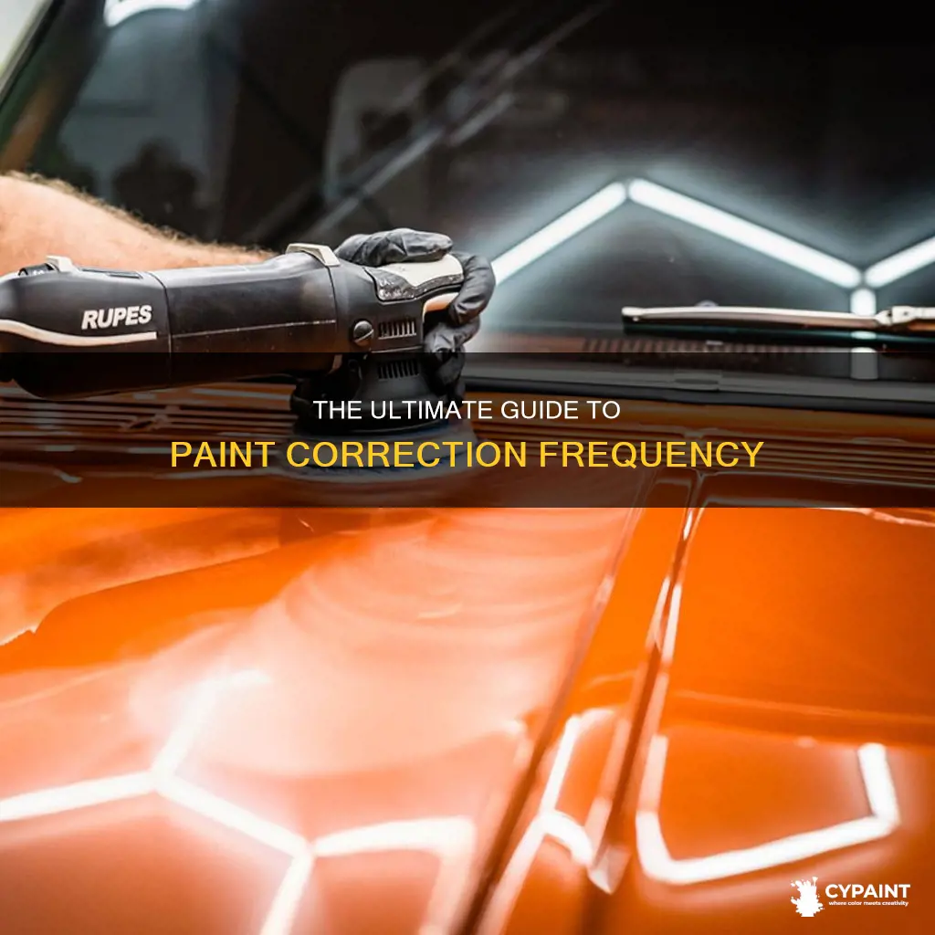 how often do you have to do paint correction