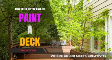 The Best Time to Paint Your Deck
