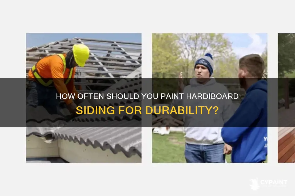 how often do you have to paint hardiboard