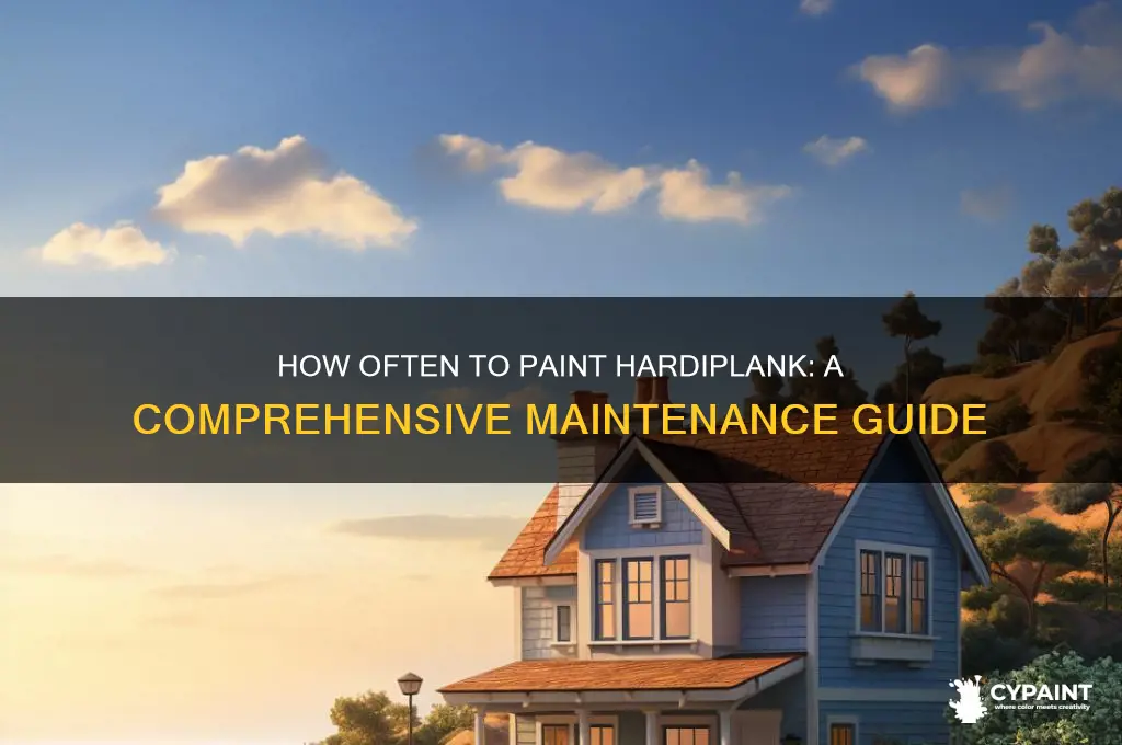 how often do you have to paint hardiplank