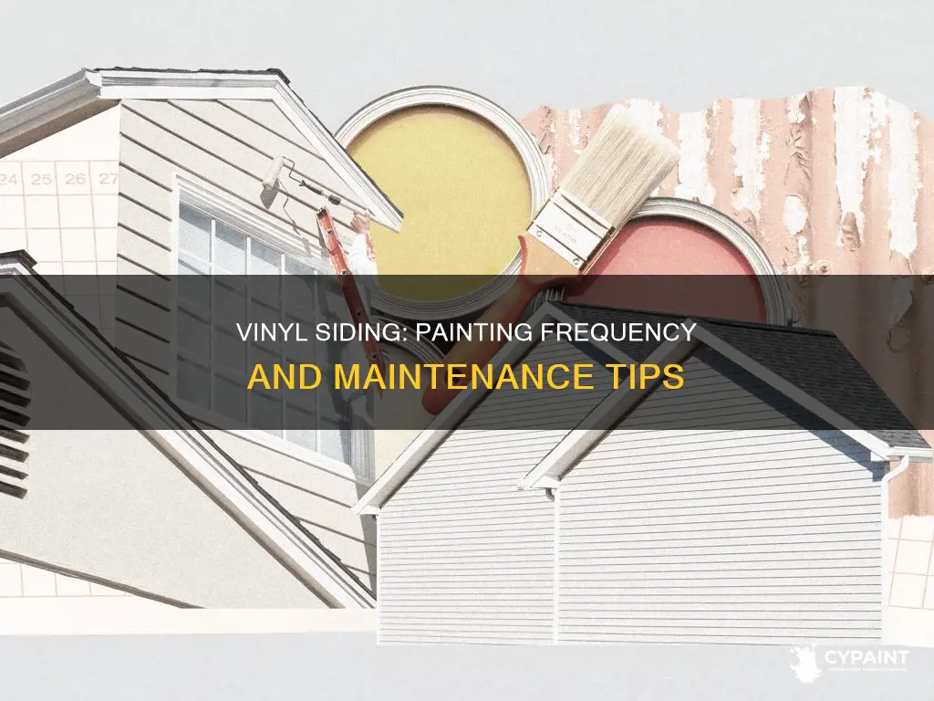 how often do you have to paint vinyl siding