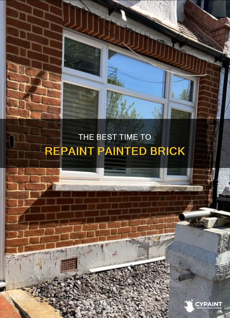 how often do you have to repaint painted brick