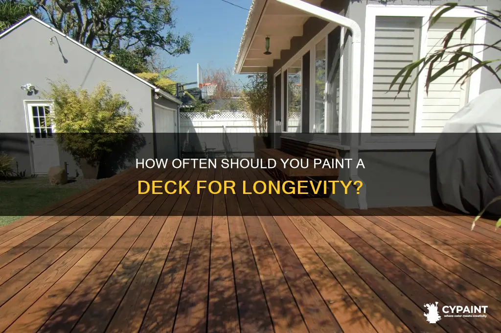 how often do you paint a deck