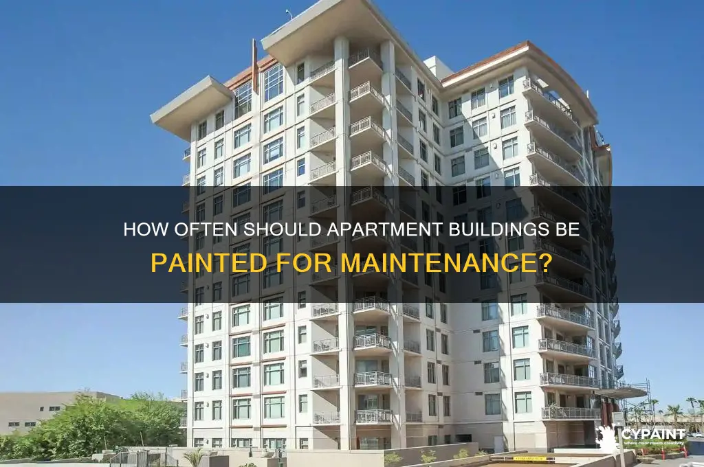 how often do you paint apartment builing