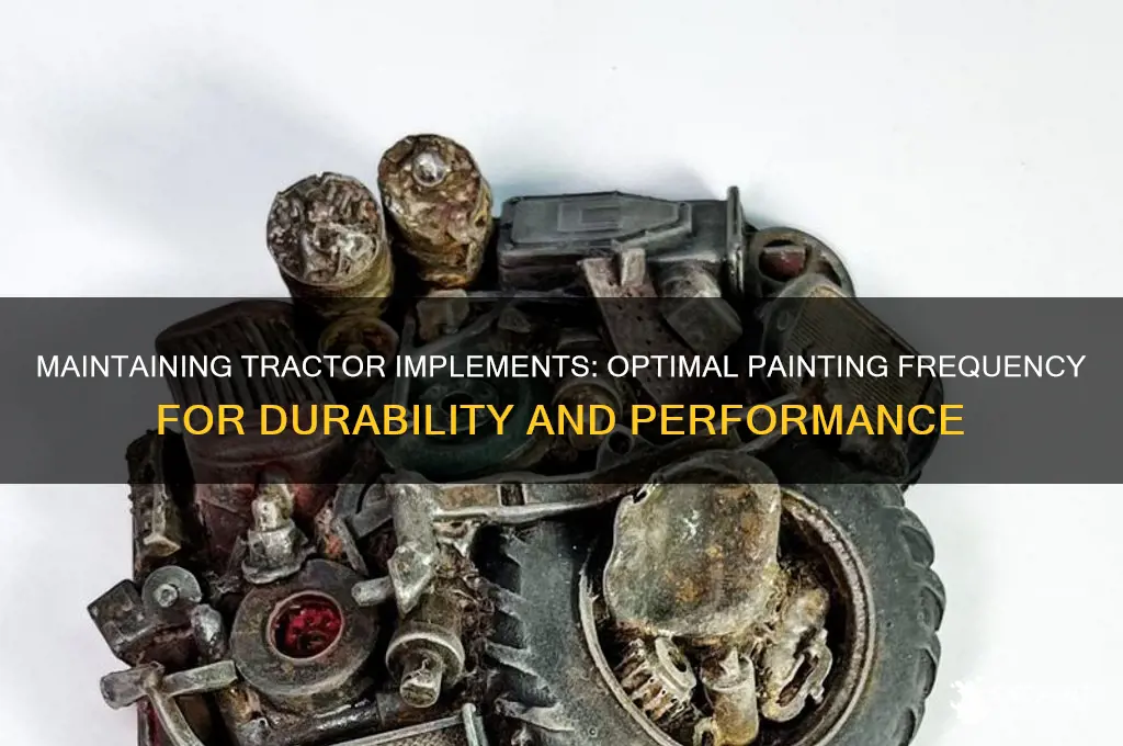 how often do you paint your tractor implements