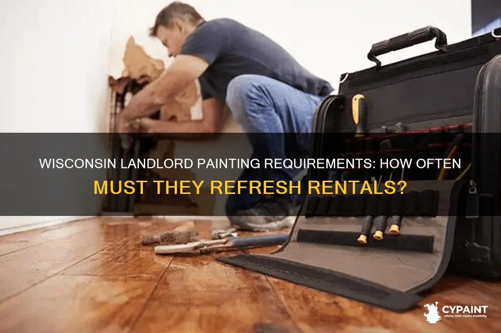 how often does a landlord have to paint in wisconsin