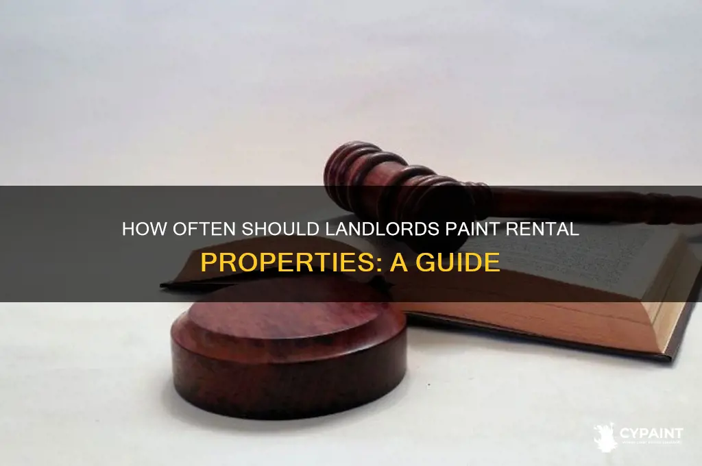 how often does my ladnlord have to paint