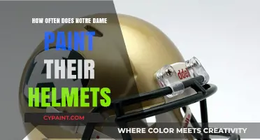 Notre Dame's Helmet Tradition: How Often Do They Repaint?