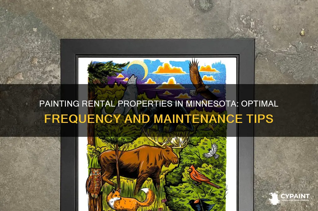 how often does painting a rental mn