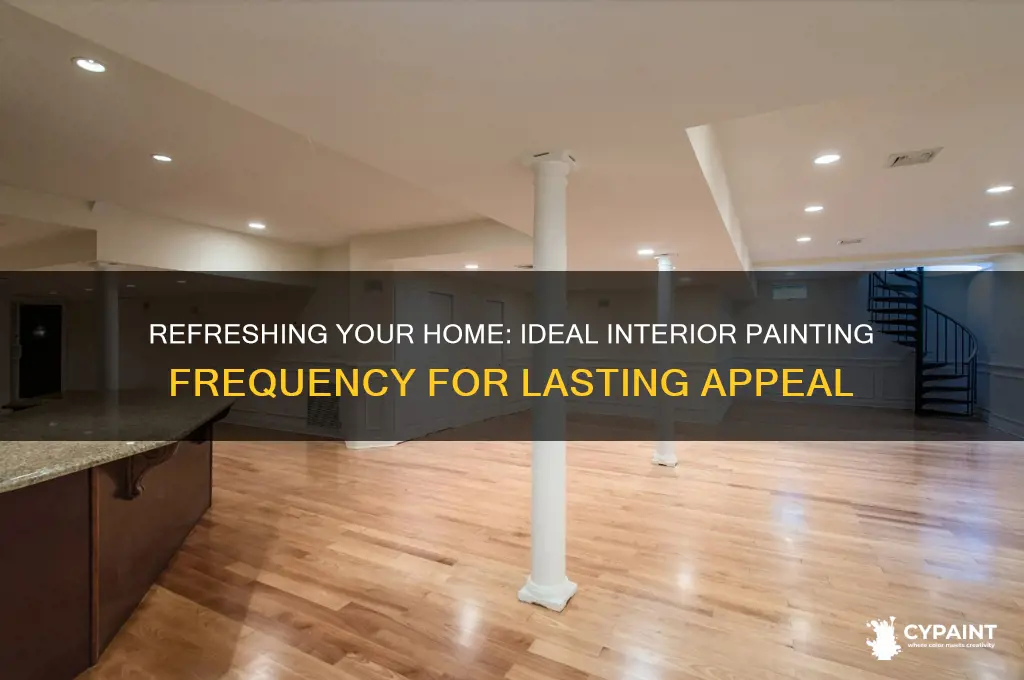 how often should a homes interior be painted