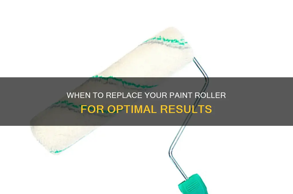 how often should i change paint roller