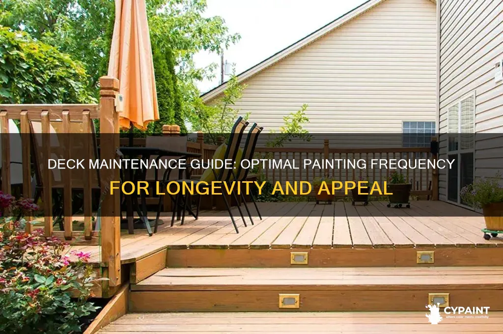 how often should i paint my deck