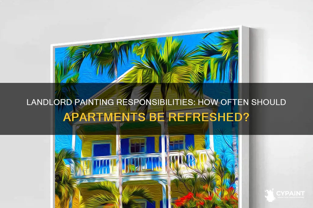 how often should landlord paint an apartment