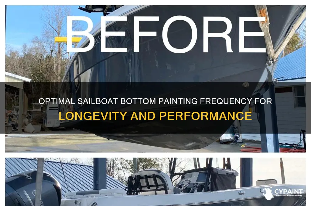 how often should the bottom of a sailboat be painted