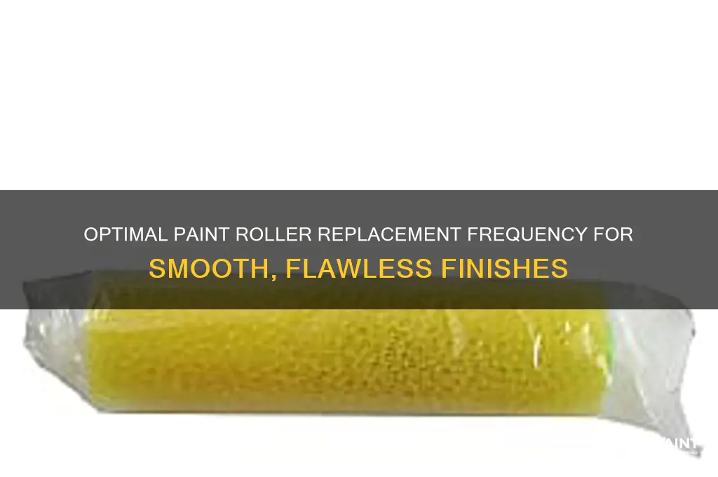 how often should you change a paint roller