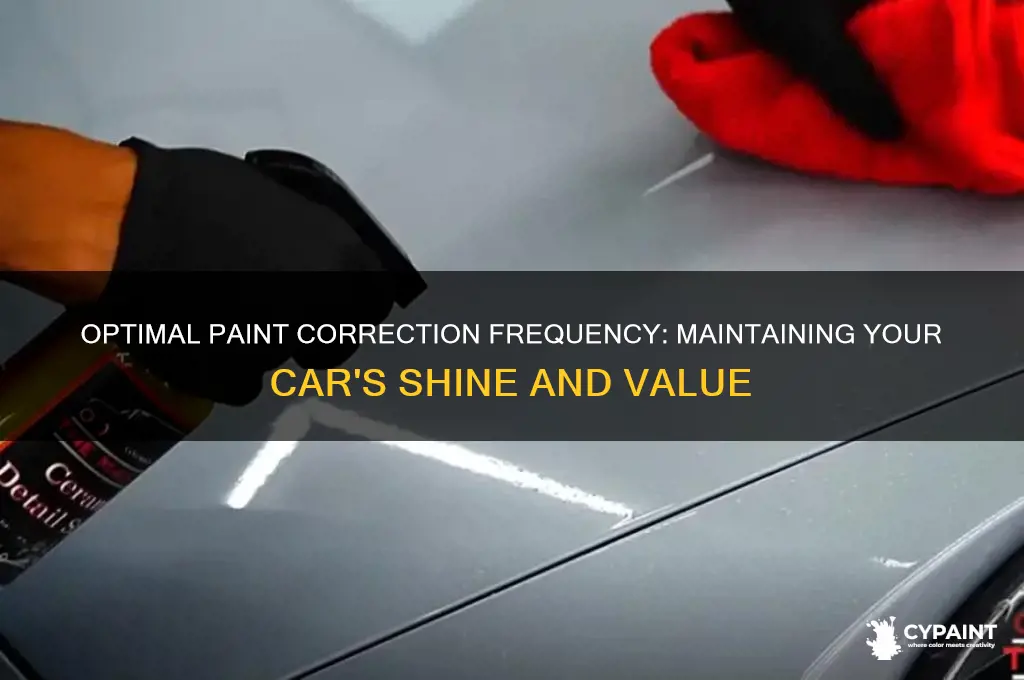 how often should you do paint correction