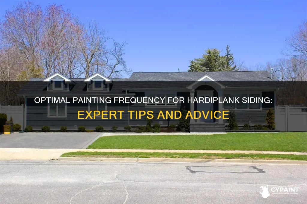 how often should you paint hardiplank siding