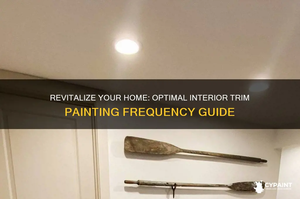 how often should you paint interior trim