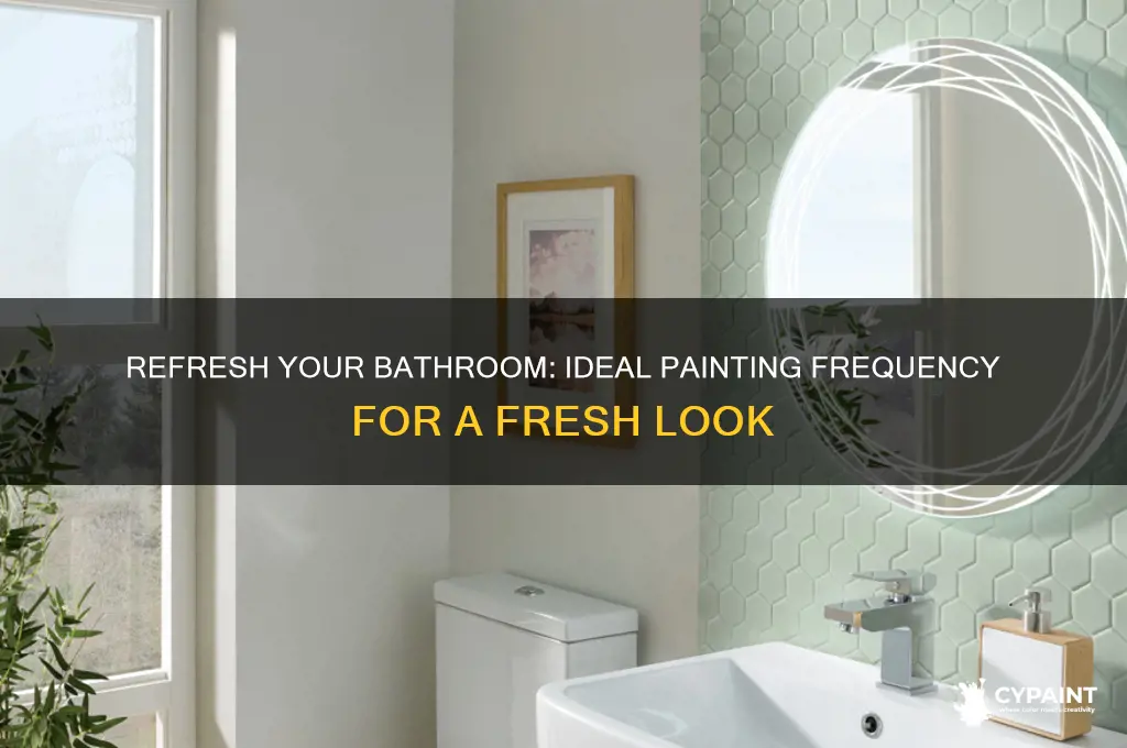 how often should you paint your bathroom