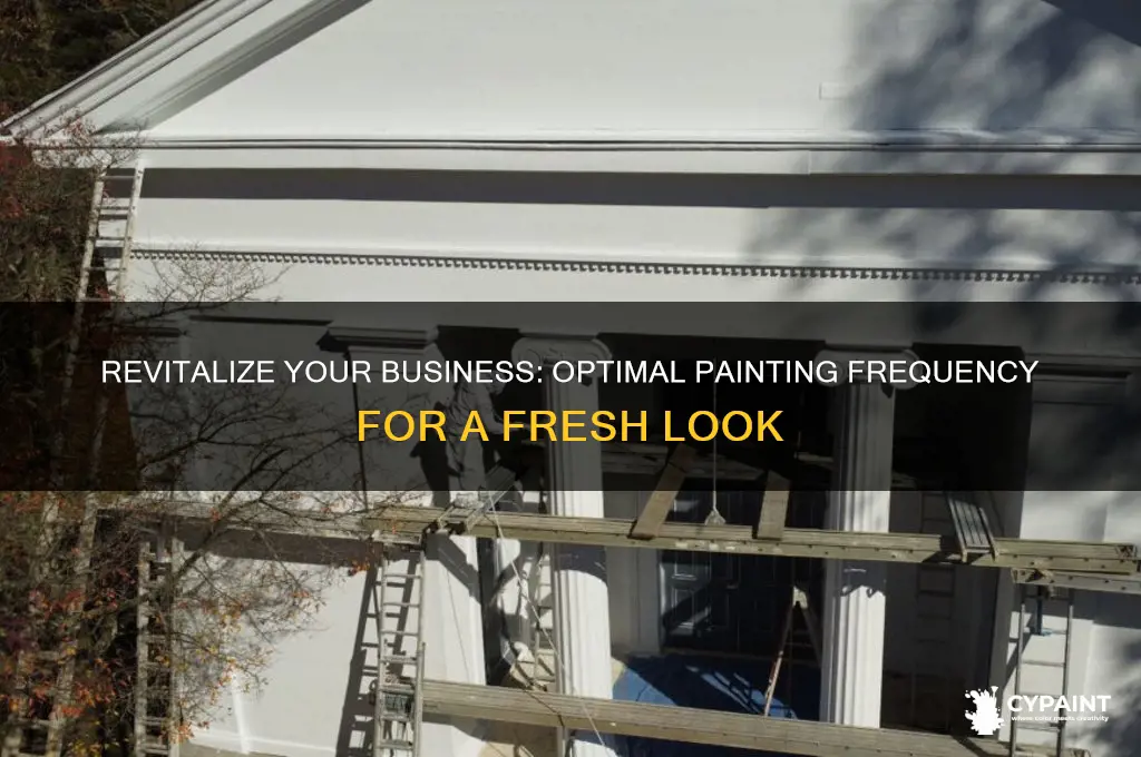how often should you paint your business