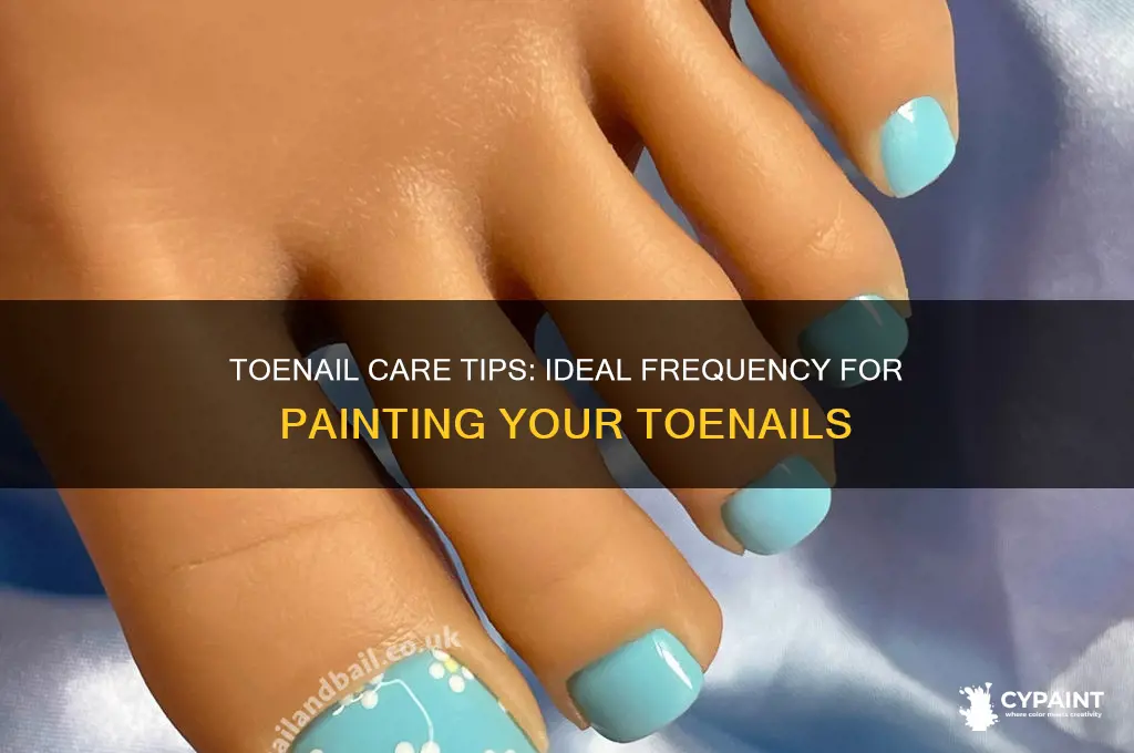 how often should you paint your toenails