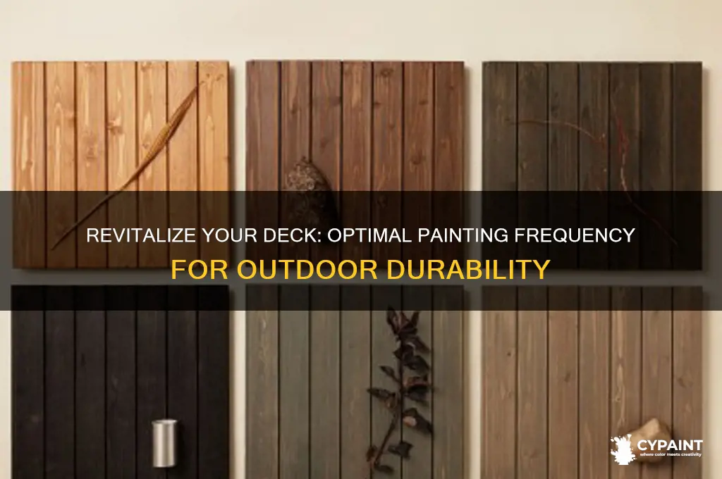 how often shoyld you paint your outdoor deck