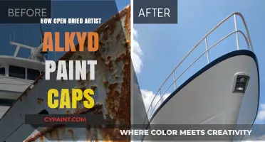 Reviving Dried Artist Alkyd Paint: Effective Cap Opening Techniques