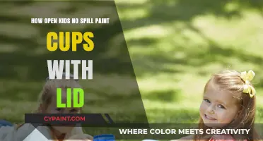 Open Kids' No-Spill Paint Cups: Easy Steps for Parents