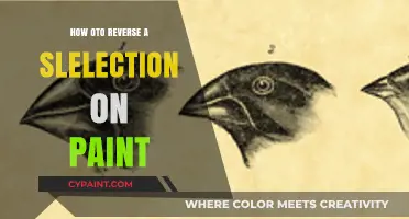 Quick Fix: Reversing Selections in Paint Made Simple
