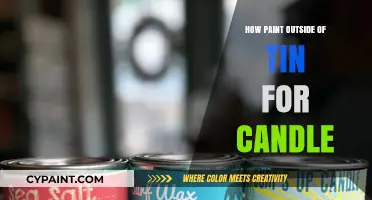 Creative Candle Tin Makeover: Painting the Exterior for a Unique Look
