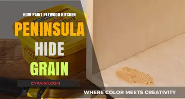 Conceal Plywood Grain: Painting Tips for a Smooth Kitchen Peninsula