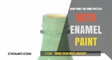 Creative Enamel Painting Techniques for Decorating Wine Bottles